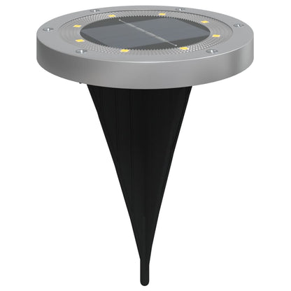 vidaXL Solar Ground Lights with Ground Spikes Outdoor 12 pcs Warm White