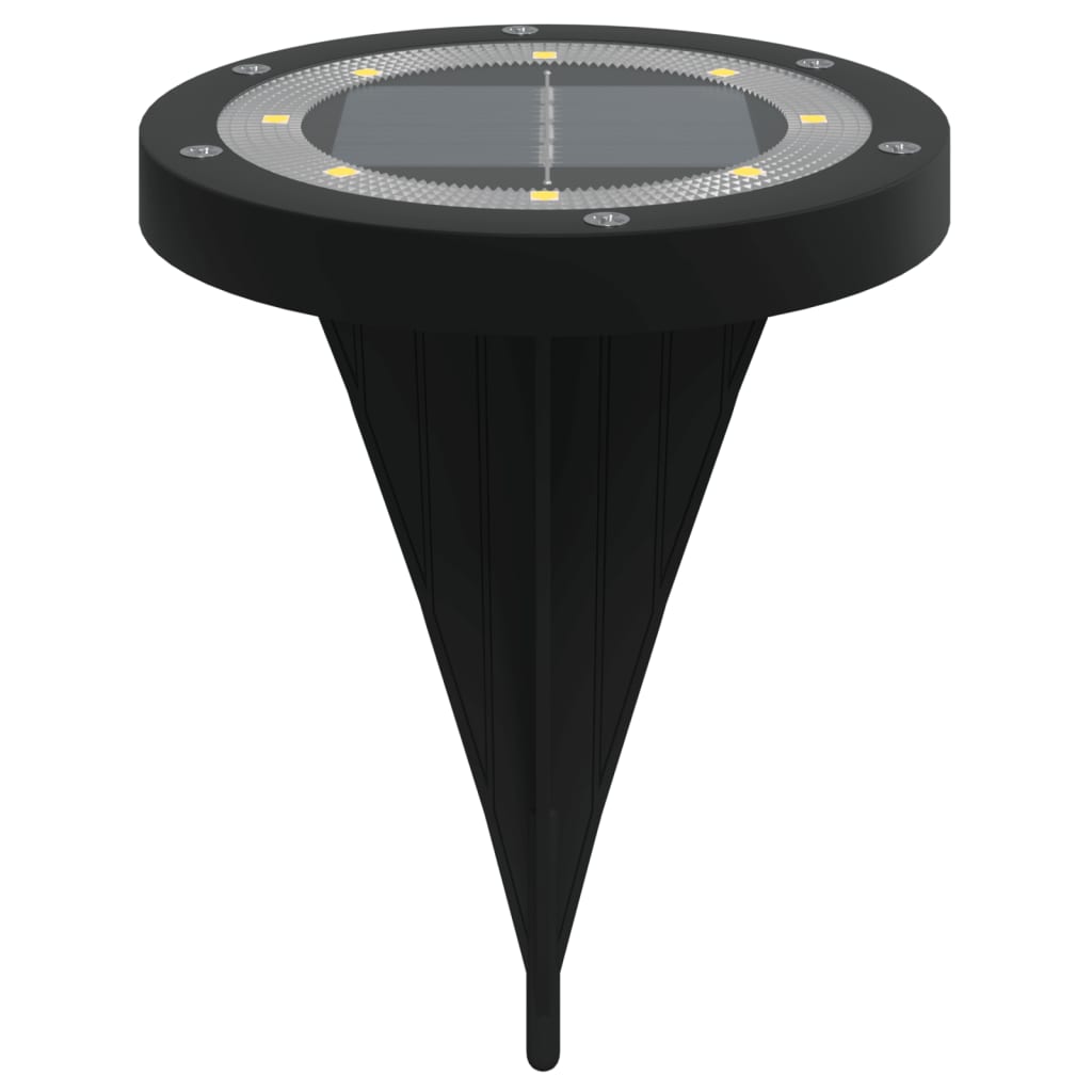 vidaXL Solar Ground Lights with Ground Spikes Outdoor 12 pcs Warm White