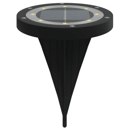 vidaXL Solar Ground Lights with Ground Spikes Outdoor 12 pcs Warm White