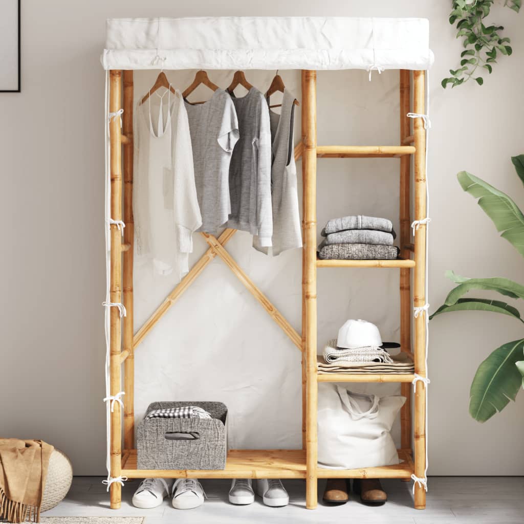 vidaXL Wardrobe 110x45x170 cm Bamboo