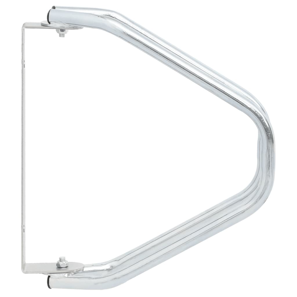 vidaXL Bicycle Stand Wall Mounted 2 pcs Galvanised Steel