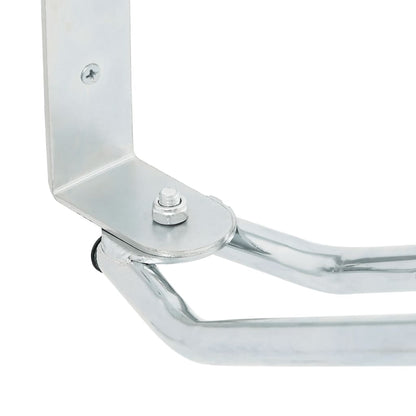 vidaXL Bicycle Stand Wall Mounted 2 pcs Galvanised Steel