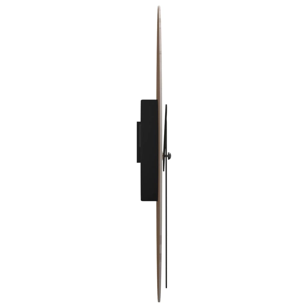 vidaXL Wall Clock with Luminous Scales and Pointers Yellow Ø30 cm
