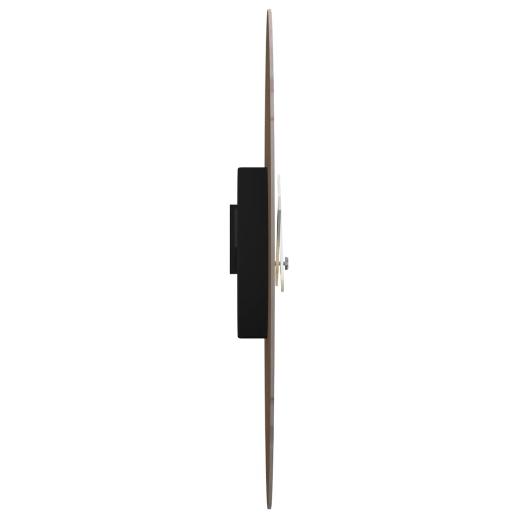 vidaXL Wall Clock Yellow and Black Ø30 cm Engineered Wood