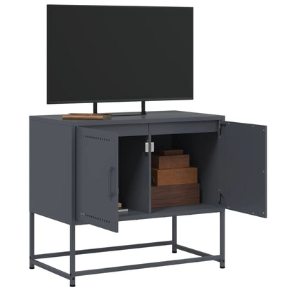 vidaXL TV Cabinet Anthracite 68.5x39x60.5 cm Steel