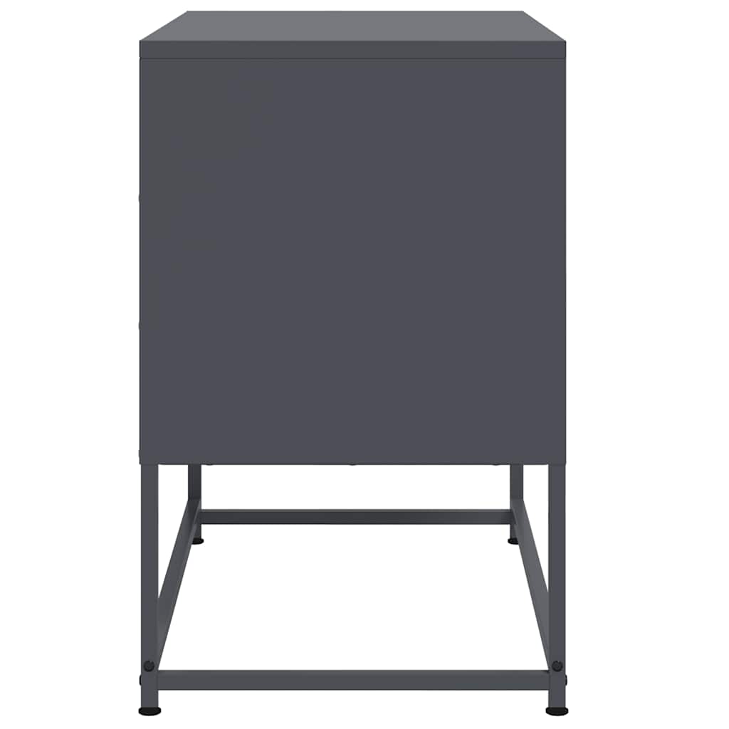 vidaXL TV Cabinet Anthracite 68,5x39x60,5 cm Steel