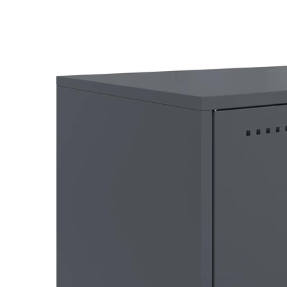 vidaXL TV Cabinet Anthracite 68,5x39x60,5 cm Steel