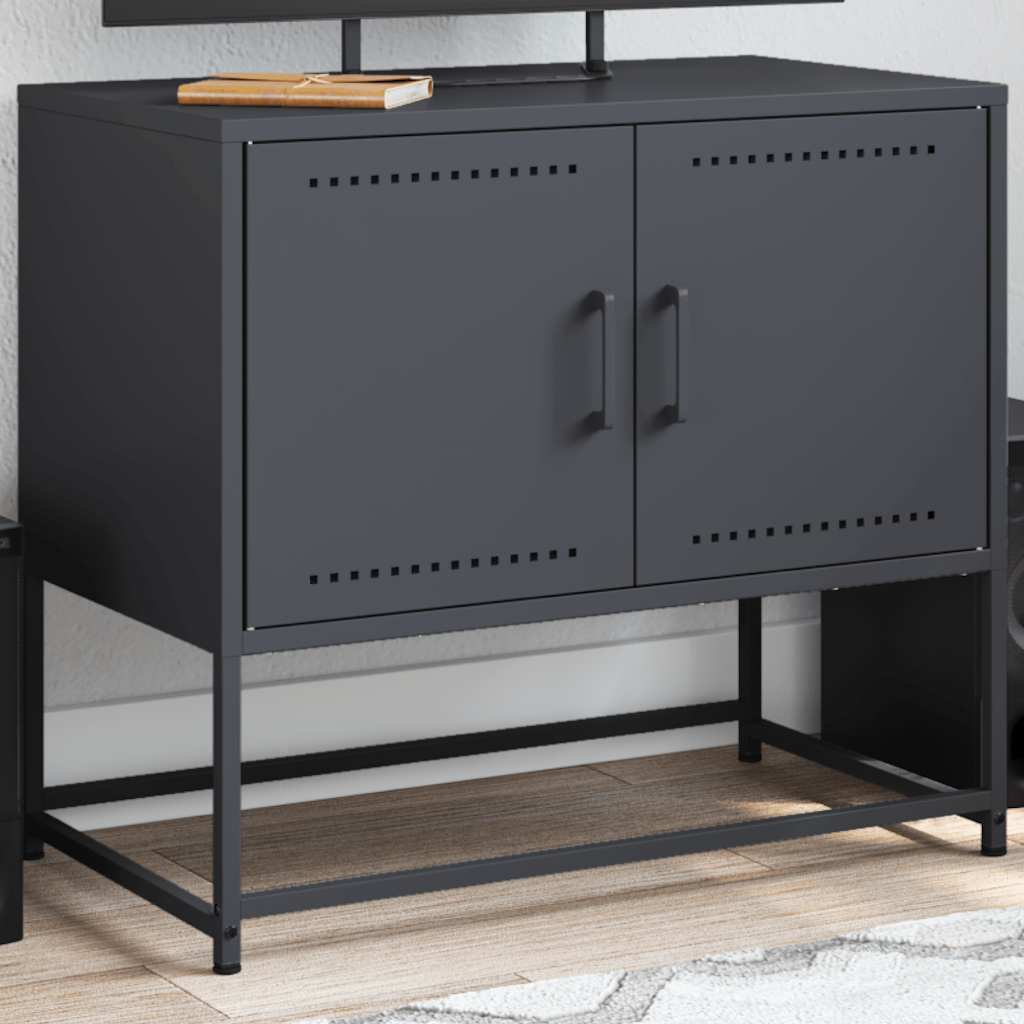 vidaXL TV Cabinet Anthracite 68,5x39x60,5 cm Steel