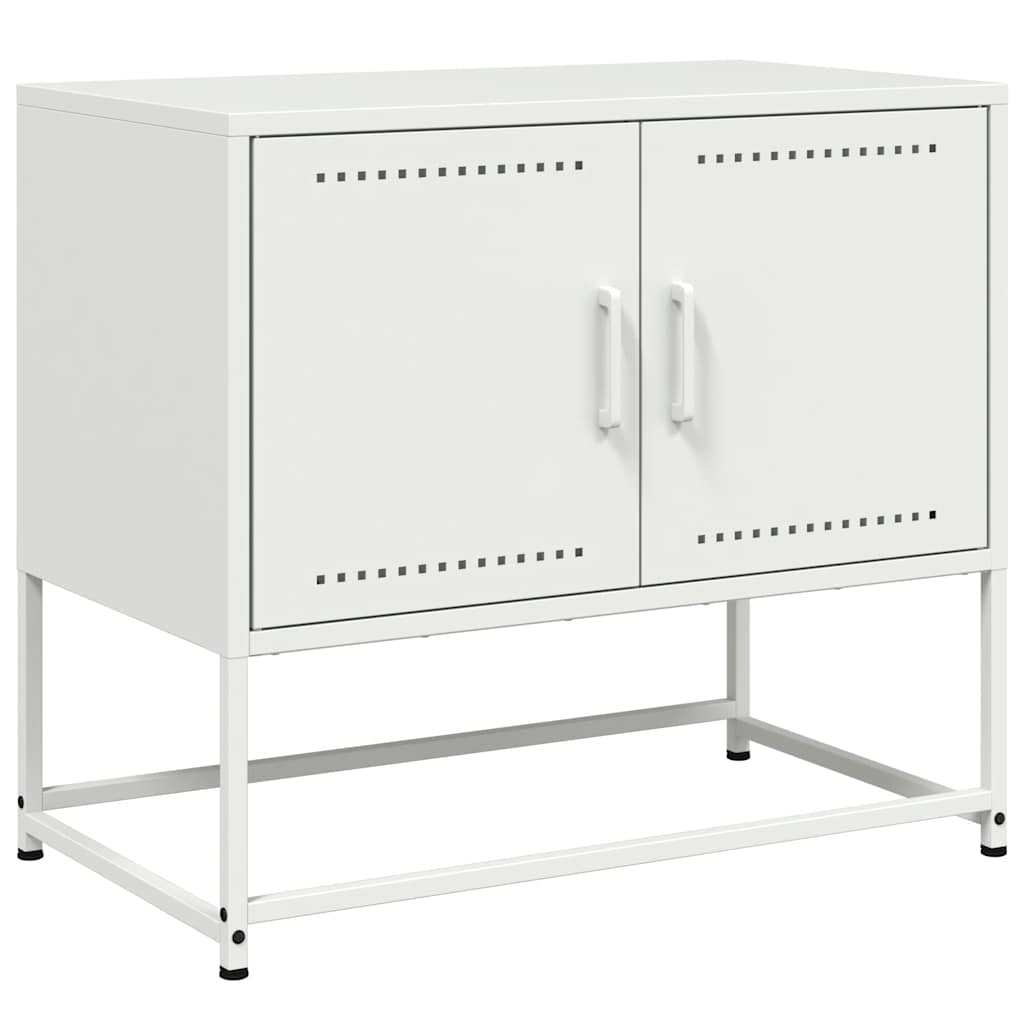 vidaXL TV Cabinet White 68,5x39x60,5 cm Steel