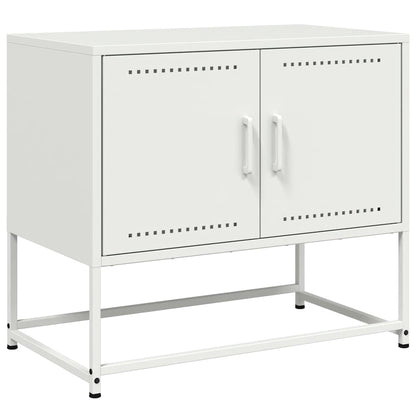 vidaXL TV Cabinet White 68,5x39x60,5 cm Steel