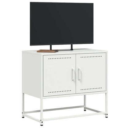vidaXL TV Cabinet White 68.5x39x60.5 cm Steel