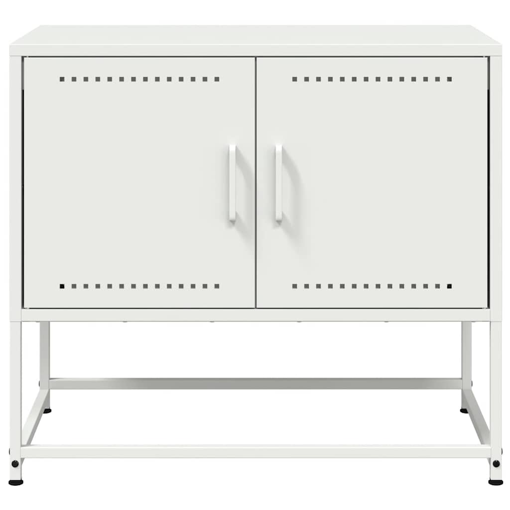 vidaXL TV Cabinet White 68,5x39x60,5 cm Steel