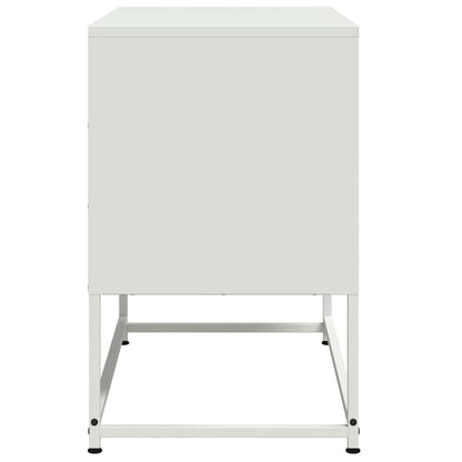 vidaXL TV Cabinet White 68,5x39x60,5 cm Steel