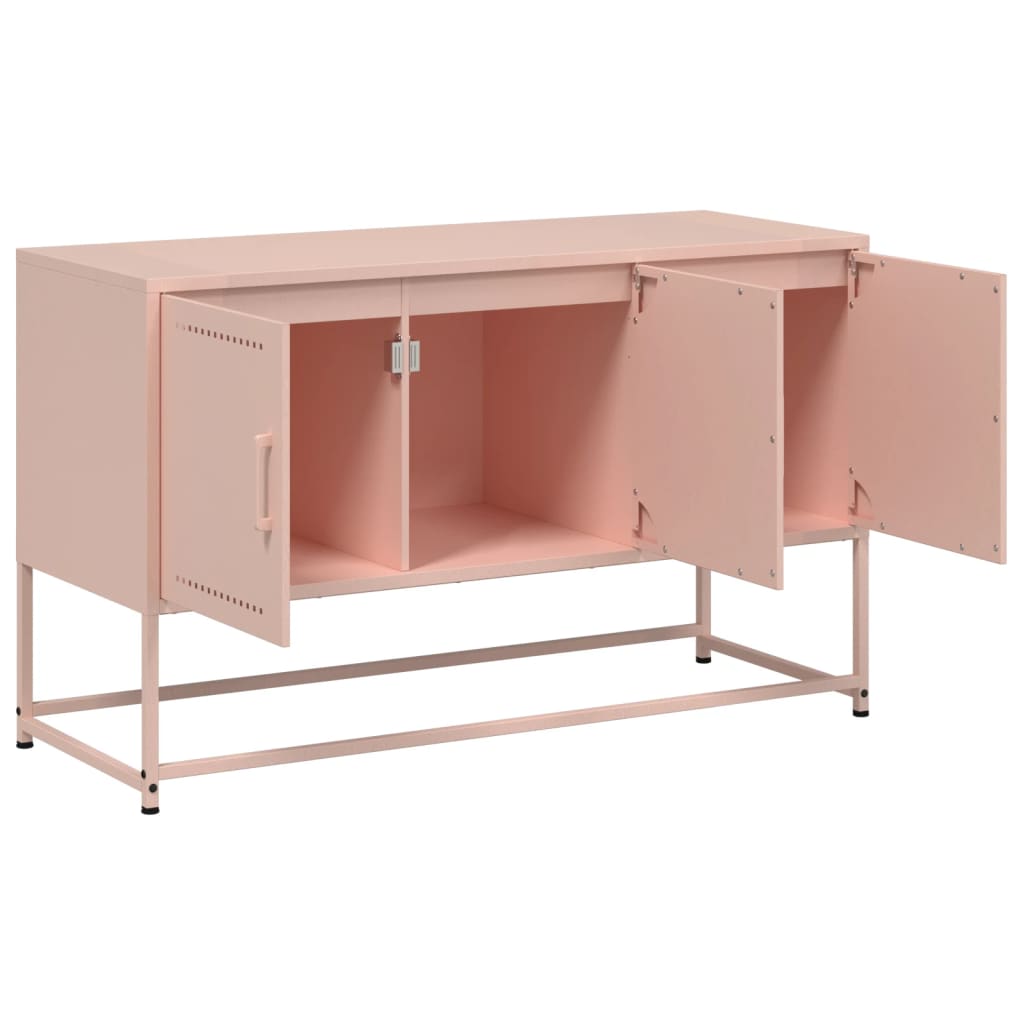 vidaXL TV Cabinet Pink 100,5x39x60,5 cm Steel