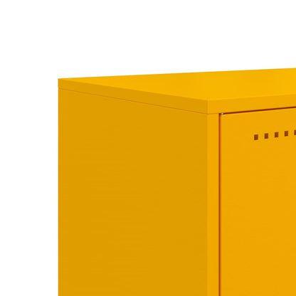 vidaXL TV Cabinet Mustard Yellow 100.5x39x60.5 cm Steel