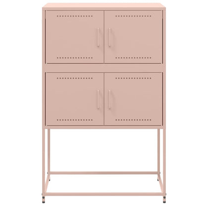 vidaXL Sideboard Pink 68,5x38,5x107 cm Steel