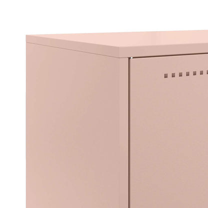 vidaXL Sideboard Pink 68,5x38,5x107 cm Steel
