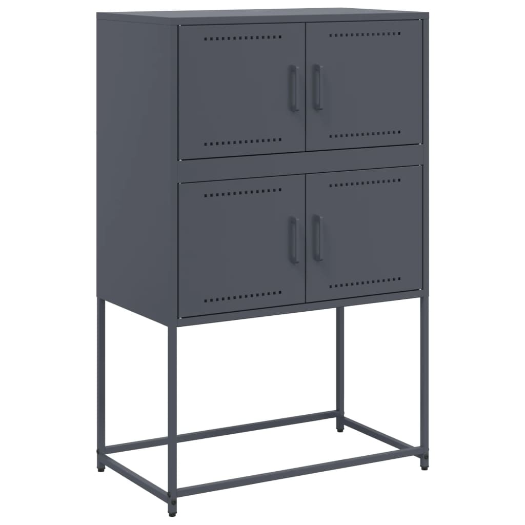vidaXL Sideboard Anthracite 68,5x38,5x107 cm Steel
