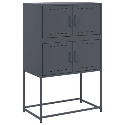 vidaXL Sideboard Anthracite 68,5x38,5x107 cm Steel