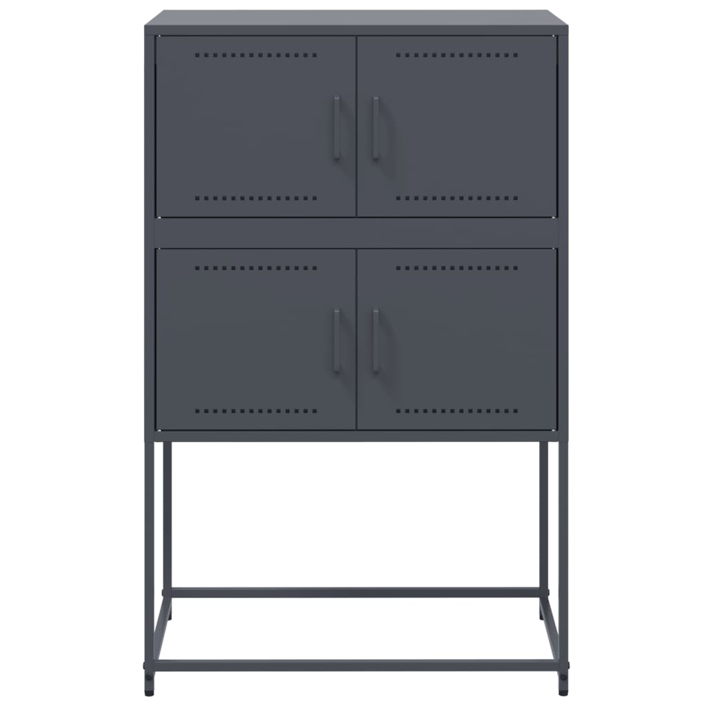 vidaXL Sideboard Anthracite 68,5x38,5x107 cm Steel