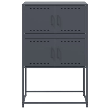 vidaXL Sideboard Anthracite 68,5x38,5x107 cm Steel
