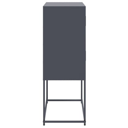 vidaXL Sideboard Anthracite 68,5x38,5x107 cm Steel