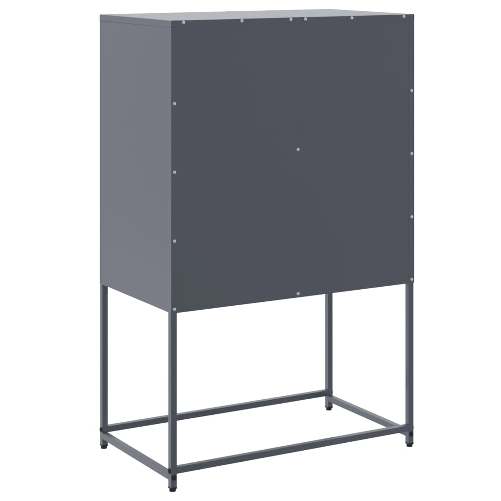 vidaXL Sideboard Anthracite 68,5x38,5x107 cm Steel
