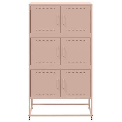 vidaXL Sideboard Pink 68,5x38,5x123,5 cm Steel