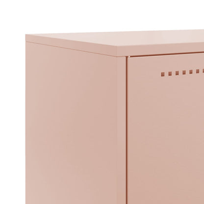 vidaXL Sideboard Pink 68,5x38,5x123,5 cm Steel