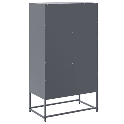 vidaXL Sideboard Anthracite 68,5x38,5x123,5 cm Steel