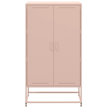 vidaXL Highboard Pink 68.5x38.5x123.5 cm Steel