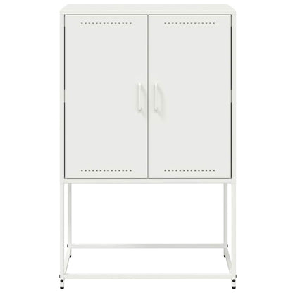 vidaXL Highboard White 68,5x38,5x107 cm Steel