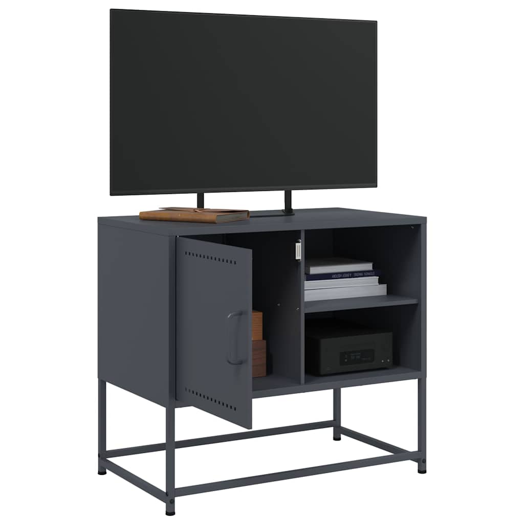 vidaXL TV Cabinet Anthracite 68x39x60,5 cm Steel