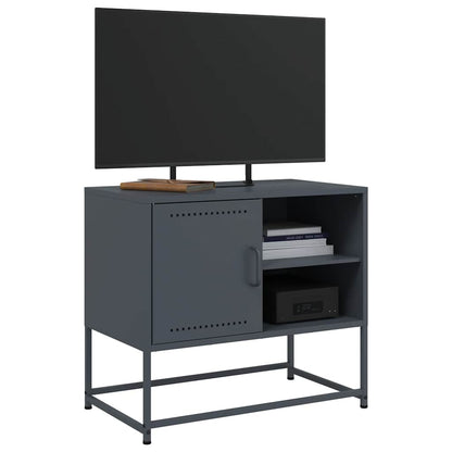 vidaXL TV Cabinet Anthracite 68x39x60.5 cm Steel