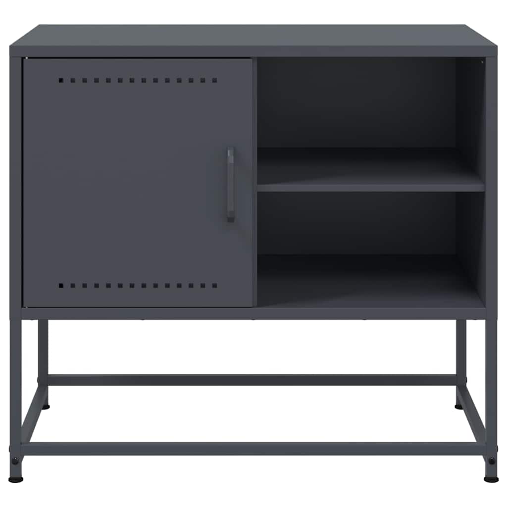 vidaXL TV Cabinet Anthracite 68x39x60,5 cm Steel