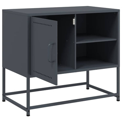 vidaXL TV Cabinet Anthracite 68x39x60.5 cm Steel