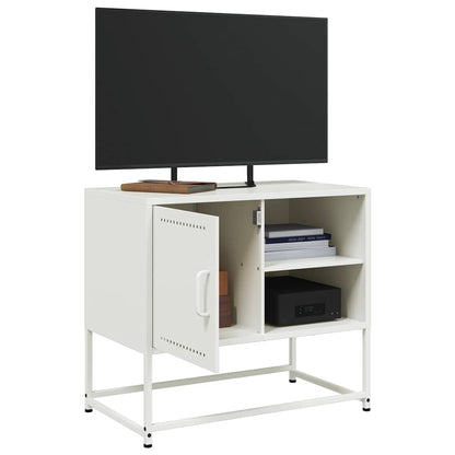 vidaXL TV Cabinet White 68x39x60.5 cm Steel
