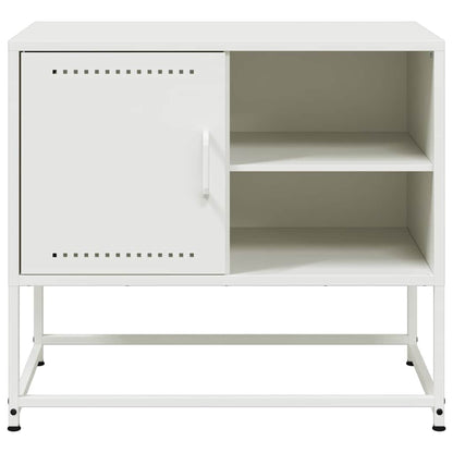 vidaXL TV Cabinet White 68x39x60.5 cm Steel