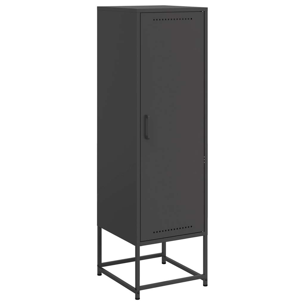 vidaXL Highboard Black 36x39x123 cm Steel
