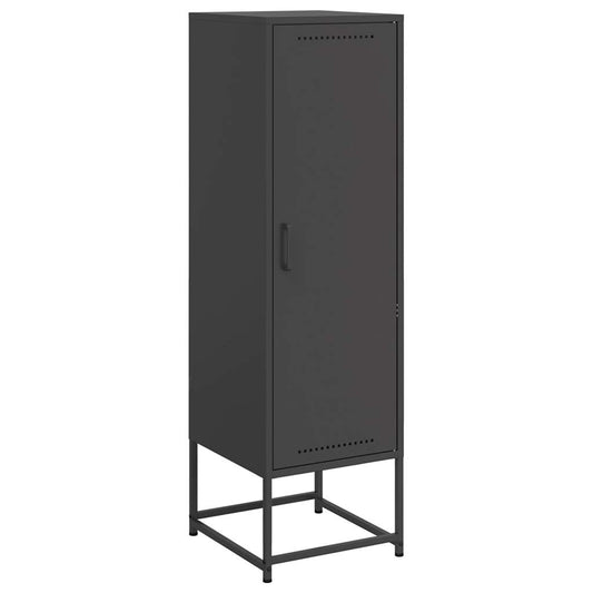 vidaXL Highboard Black 36x39x123 cm Steel