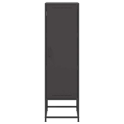 vidaXL Highboard Black 36x39x123 cm Steel