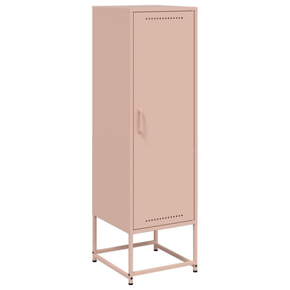 vidaXL Highboard Pink 36x39x123 cm Steel