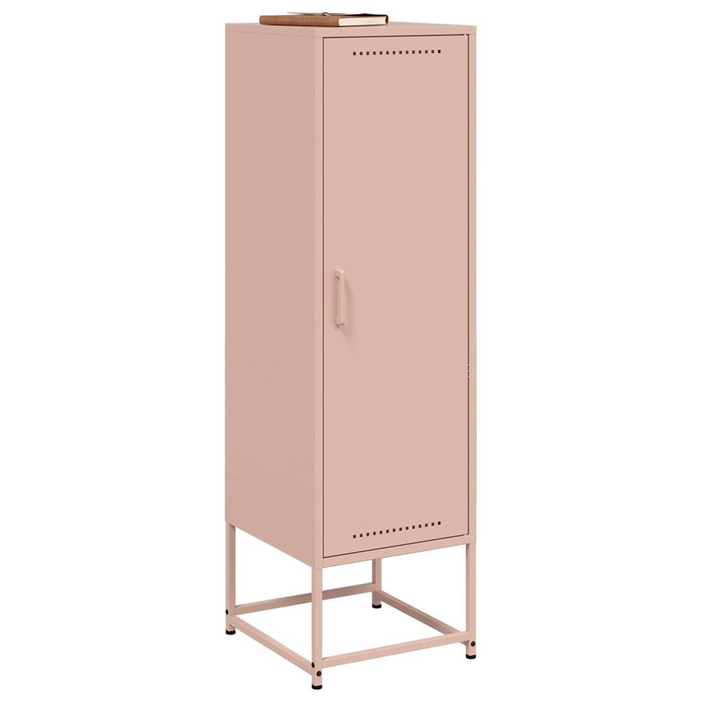 vidaXL Highboard Pink 36x39x123 cm Steel