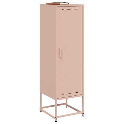 vidaXL Highboard Pink 36x39x123 cm Steel