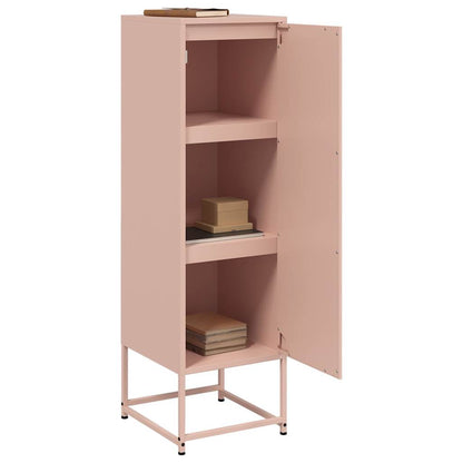 vidaXL Highboard Pink 36x39x123 cm Steel