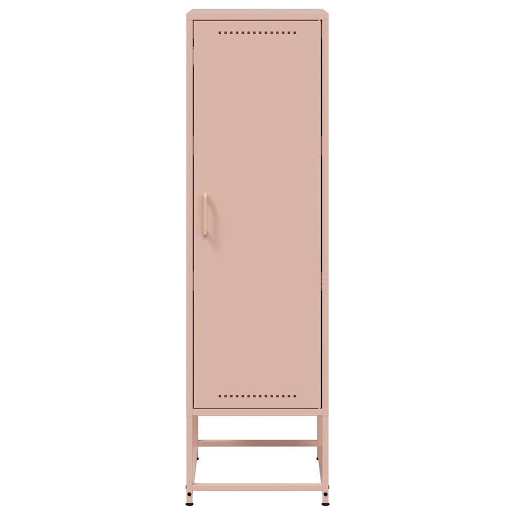 vidaXL Highboard Pink 36x39x123 cm Steel