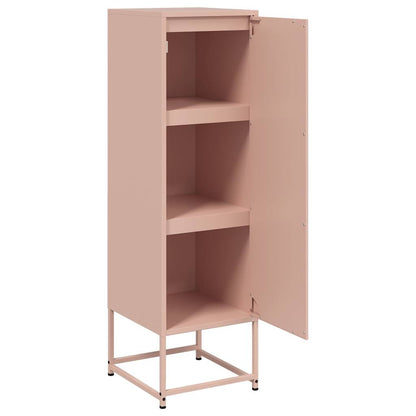 vidaXL Highboard Pink 36x39x123 cm Steel