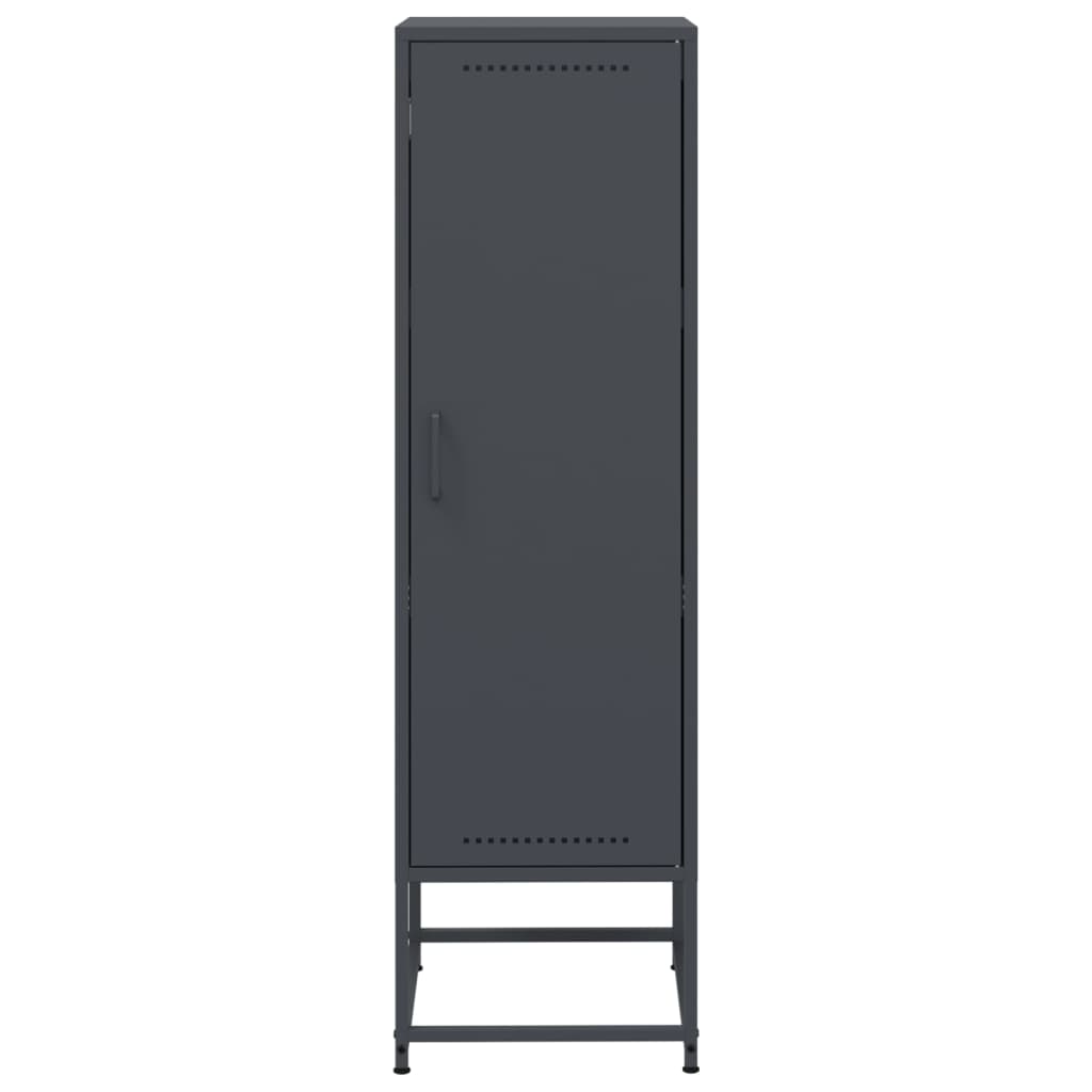 vidaXL Highboard Anthracite 36x39x123 cm Steel
