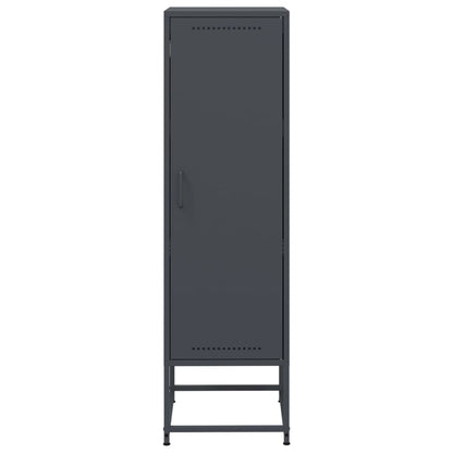 vidaXL Highboard Anthracite 36x39x123 cm Steel