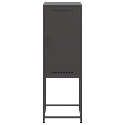 vidaXL Highboard Black 36x39x107 cm Steel